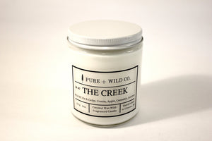 № 07 THE CREEK - Fir, Cedar, Cumin, Apple, Leather, Cannabis PURE + WILD CO. Cotton Wick 