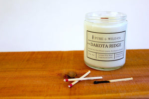 № 05 DAKOTA RIDGE - Fir, Pine, Lemon, Juniper, Eucalyptus, Cinnamon PURE + WILD CO. Wood Wick 