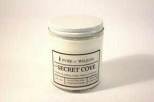 № 03 SECRET COVE - Fir, Saffron, Vanilla, Tobacco, Tonka Bean PURE + WILD CO. Cotton Wick 